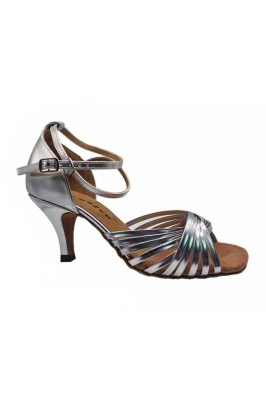 Godance Silver Patent Leather Sandal