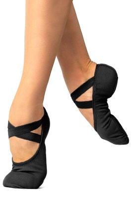 So Danca Soft Ballet Shoe Split Sole SD16 Black